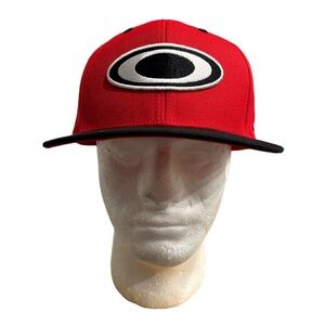 Oakley Red and Black Hat